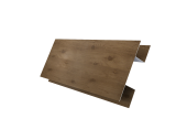Планка H-образная Экобрус 0,45 Print Premium с пленкой Pine Wood Fresh (3м) Центр Кровли