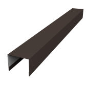 Крышка жалюзи Palermo 0,5 Satin Matt RR 32 темно-коричневый (2м) Центр Кровли