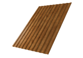 Профнастил С8A v03 0,45 Print Elite с пленкой Golden Wood TwinColor Центр Кровли