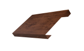 Ламель лицевая 150 забора жалюзи Texas 0,45 Print-Double Premium с пленкой Cherry Wood Fresh Центр Кровли