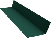Планка примыкания 90х140 Grand Line 0,5 Сатин с пленкой RAL 6005 зеленый мох (3м) Центр Кровли