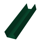 картинка Стойка жалюзи Milan,Tokyo 0,45 PE-Double RAL 6005 зеленый мох (1,8м) Центр Кровли Стойка жалюзи Milan,Tokyo 0,45 PE-Double RAL 6005 зеленый мох (1,8м) Центр Кровли