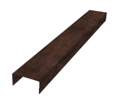 Крышка забора для горизонтального монтажа штакетника 0,45 Print Elite Antique Wood TwinColor (2м) Центр Кровли