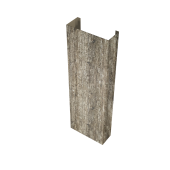Полустолб для С21 0,45 Print Elite с пленкой Nordic Wood TwinColor (L2,5) Центр Кровли