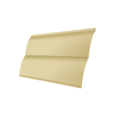 Блок-хаус new Grand Line 0,45 PE с пленкой RAL 1014 слоновая кость Центр Кровли