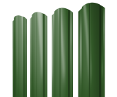 Штакетник Полукруглый Slim фигурный 0,45 PE RAL 6002 лиственно-зеленый Центр Кровли