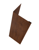 Нащельник (для калиток и ворот) 25х35 жалюзи Milan, Tokyo, Palermo 0,45 Print Premium Golden Wood Fresh TwinColor (L2,5) Центр Кровли
