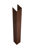 Стойка жалюзи Texas для монтажа без крепежного вкладыша 0,45 Print Elite Choco Wood TwinColor (3м) Центр Кровли