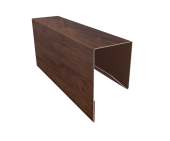 Планка П-образная заборная 17 0,4 Print Premium Cherry Wood Fresh TwinColor (2,5м) Центр Кровли