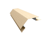 Планка угла внешнего сложного 135 градусов БХ new 0,45 Print Elite Milky Wood TwinColor (3м) Центр Кровли