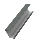 Крышка жалюзи Milan,Tokyo 0,45 PE RAL 7005 мышино-серый (2,5м) Центр Кровли