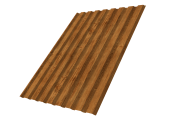 Профнастил С20A 0,45 Print-Double Elite Golden Wood Центр Кровли