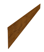 Ламель забора жалюзи Palermo 0,45 Print Elite с пленкой Golden Wood TwinColor Центр Кровли