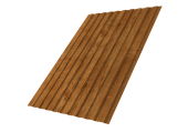 Профнастил С8B v01 Grand Line 0,45 Print Elite Golden Wood TwinColor Центр Кровли
