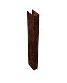 Стойка Texas для калиток и ворот 0,45 Print Elite Cherry Wood TwinColor (1,8м) Центр Кровли