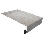 Планка околооконная сложная 250х50х18 (j-фаска) 0,45 Print Elite Snow Wood TwinColor (3м) Центр Кровли