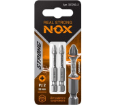 Бита торсионная Nox Strong Pz2х50мм E6,3 2 штуки карта (337250-2) Центр Кровли