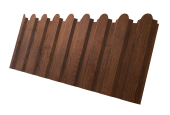 Профнастил С20A фигурный 0,45 Print Premium Golden Wood Fresh TwinColor Центр Кровли