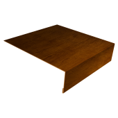 Планка околооконная простая 200х75 0,45 Print Premium Golden Wood Intense FTC (3м) Центр Кровли