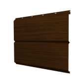 Софит ЭкоБрус new c перфорацией 0,45 Print Elite Choco Wood TwinColor Центр Кровли