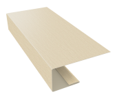 J-Профиль 18мм 0,45 Print Elite Milky Wood TwinColor (2м) Центр Кровли