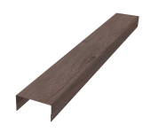 Крышка забора для горизонтального монтажа штакетника 0,45 Print Elite White Wood TwinColor (3м) Центр Кровли