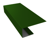 J-Профиль 18мм 0,45 PE с пленкой RAL 6002 лиственно-зеленый (2м) Центр Кровли