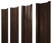 Штакетник П-образный В с прямым резом 0,4 Print Premium Antique Wood TwinColor Центр Кровли