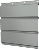 картинка Софит металлический Классик v02 Grand Line без перфорации 0,5 Satin с пленкой RAL 9006 бело-алюминиевый Центр Кровли Софит металлический Классик v02 Grand Line без перфорации 0,5 Satin с пленкой RAL 9006 бело-алюминиевый Центр Кровли