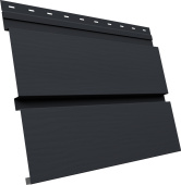 Квадро Брус 3D в02 Grand Line 0,5 Drap ТХ RAL 7024 мокрый асфальт Центр Кровли