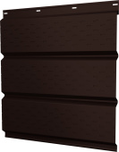 Софит металлический Классик v02 Grand Line полная перфорация 0,45 PE с пленкой RAL 8017 шоколад Центр Кровли