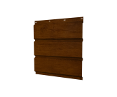 Софит металлический без перфорации 0,45 Print Premium с пленкой Golden Wood Intense FTC Центр Кровли