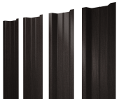 Штакетник П-образный В с прямым резом 0,45 Print Elite Coffee Wood TwinColor Центр Кровли