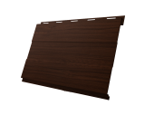 Вертикаль 0,2 prof 0,45 Print Elite с пленкой Choco Wood TwinColor Центр Кровли