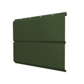 Софит ЭкоБрус new без перфорации 0,5 Satin Matt TX с пленкой RAL 6020 хромовая зелень Центр Кровли
