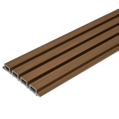 Панель стеновая CM Wall 26x219x4000мм teak (тик) Центр Кровли