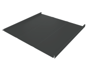 Фальц двойной стоячий Line Grand Line 0,5 Satin Matt TX с пленкой на замках RAL 7016 антрацитово-серый Центр Кровли
