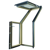 Окно мансардное террасное верхнее FAKRO FOP-Х P50 ARMX 78x140 (двухкамерное, без вентклапана) Центр Кровли