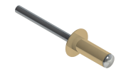 Заклёпка вытяжная Daxmer 4,0х10 RAL 1014 (10х1000шт) ал/ст Центр Кровли