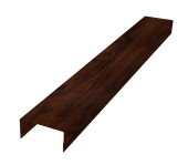 Крышка забора для горизонтального монтажа штакетника 0,45 Print Elite Cherry Wood TwinColor (2,5м) Центр Кровли