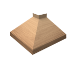 Угол отлива внешний 100 0,45 Print Elite с пленкой Honey Wood TwinColor Центр Кровли