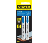 Полотно для электролобзика Stayer Professional T118G 50x1,1мм по металлу ,Т-хвостовик, HSS сталь 2шт (15993-1.1_z02) Центр Кровли
