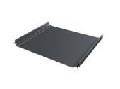 Кликфальц Pro Grand Line 0,45 Drap TwinColor с пленкой на замках RAL 7024 мокрый асфальт Центр Кровли