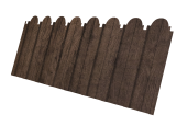 Профнастил C10A фигурный 0,45 Print-Double Elite Antique Wood Центр Кровли