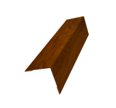 Угол внешний 40х40 0,45 Print Premium Golden Wood Intense FTC (3м) Центр Кровли