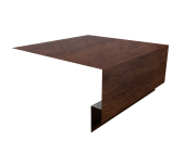 Планка околооконная сложная Экобрус Grand Line 200х75х25 0,45 Print Premium Cherry Wood Fresh TwinColor (3м) Центр Кровли