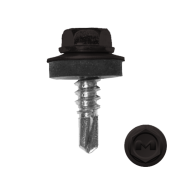 Саморез по металлу Daxmer 5,5х19 (250шт) сверло №3 RAL 8019 Центр Кровли