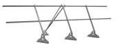 Ограждение кровельное Grand Line 0,9х3 RAL 7004 Центр Кровли