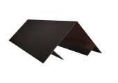 Планка угла внешнего составная верхняя 0,45 Print Elite Coffee Wood TwinColor (3м) Центр Кровли