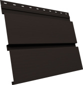 Квадро Брус 3D в02 Grand Line 0,45 ПЭ двухсторонний с пленкой RR 32 темно-коричневый Центр Кровли